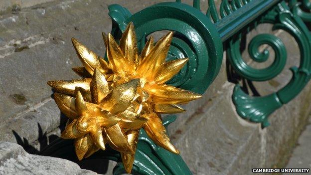 Railing at the Fitzwilliam Museum