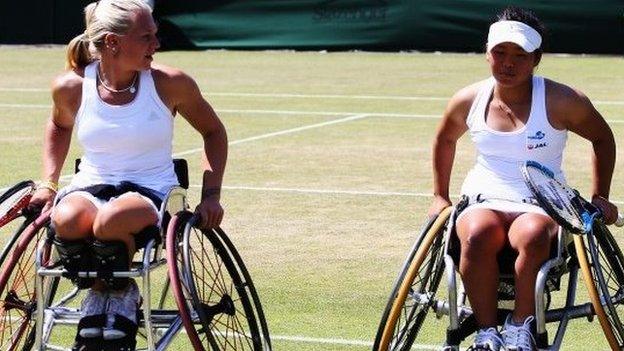 Jordanne Whiley and Yui Kamiji