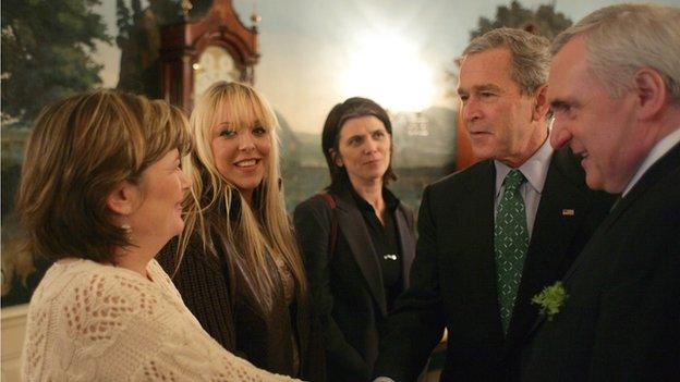 The McCartney sisters and Robert McCartney's fiancee Bridgeen Hagans met presidents and prime ministers during their worldwide campaign