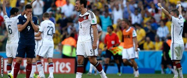 Germany beat France to reach the semi-final