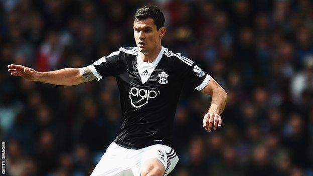 Southampton defender Dejan Lovren