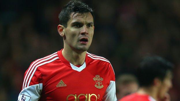 Southampton defender Dejan Lovren