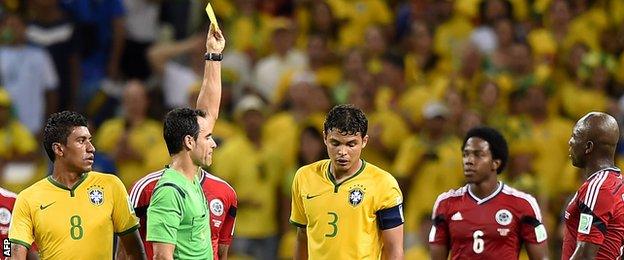 Brazil captain Thiago Silva