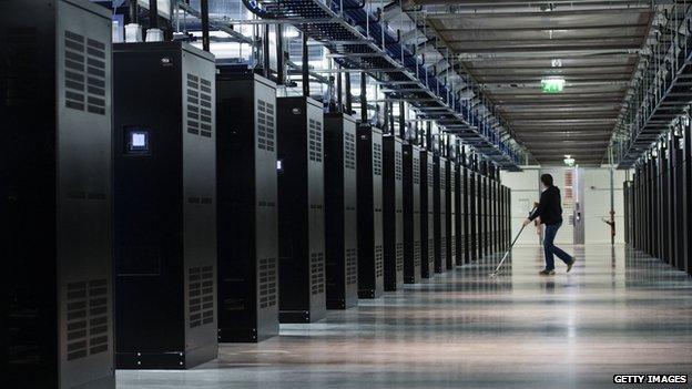 Facebook Data Centre in Lulea, Swedish Lapland. 12 June 2013