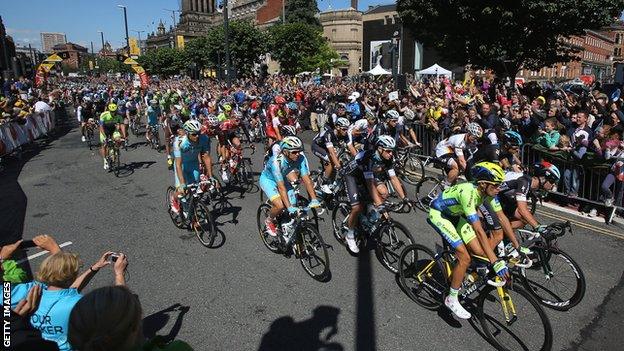 The 2014 Tour de France gets underway in Leeds