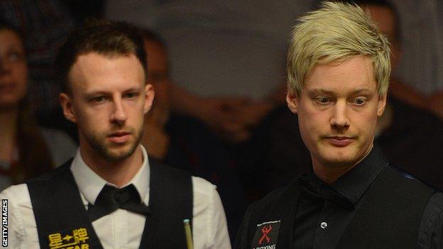 Judd Trump and Neil Robertson