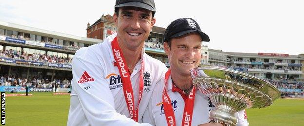 Kevin Pietersen and Andrew Strauss