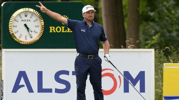 Graeme McDowell was wayward off the tee at the 10th and 13th