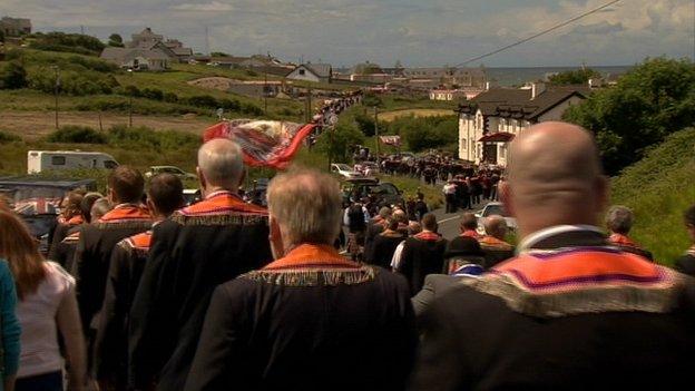 Orangemen in Rossnowlagh