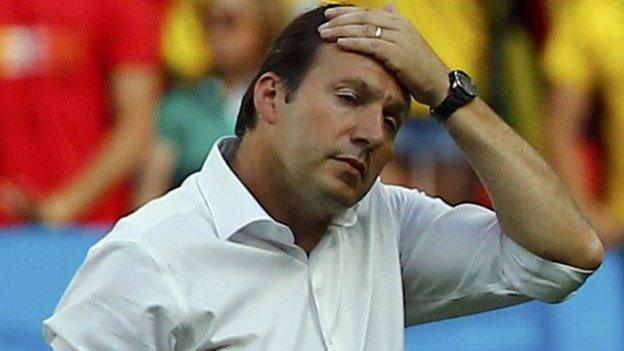 Belgium coach Marc Wilmots