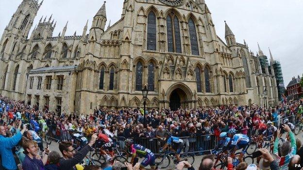 Tour de France at York Minster