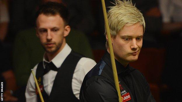 Judd Trump and Neil Robertson