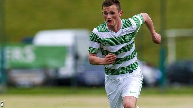 Celtic midfielder Liam Henderson