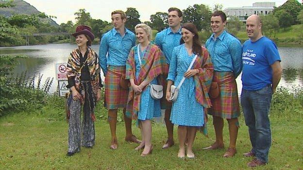 Team Scotland parade uniform