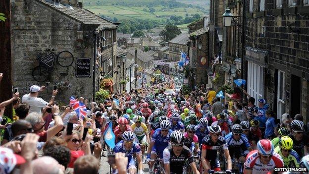 Tour de France in Haworth