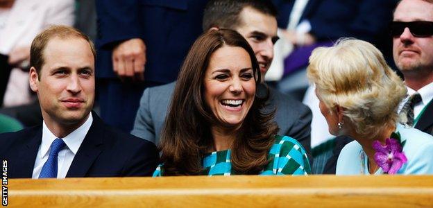 Wimbledon 2014: Duke and Duchess of Cambridge