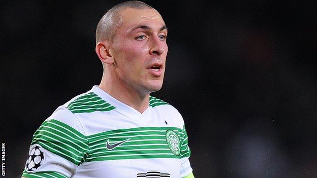 Celtic captain Scott Brown