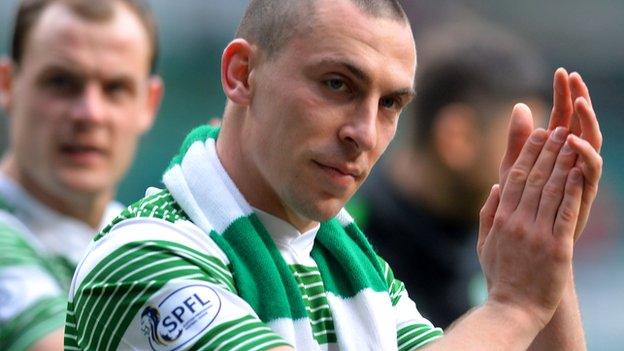 Celtic captain Scott Brown