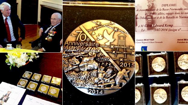 Normandy veterans honoured