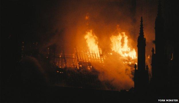 Minster fire