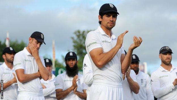 England captain Alastair Cook