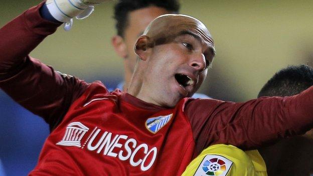 Willy Caballero, who has signed for Manchester City from Malaga