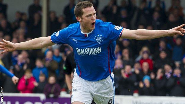 Jon Daly was Rangers' leading scorer last season.