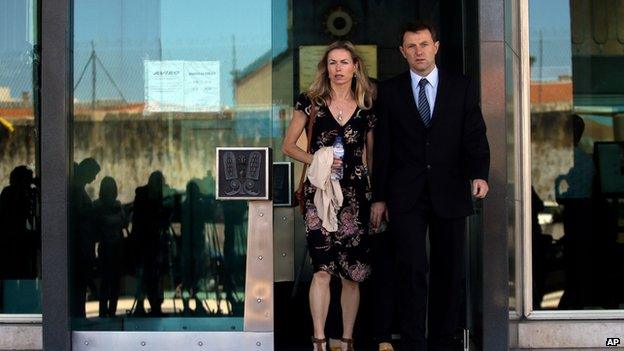 Kate and Gerry McCann in Portugal