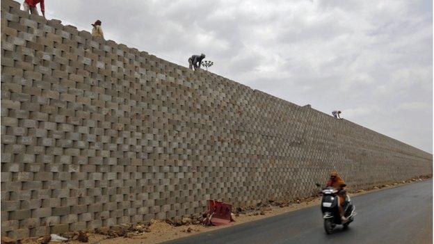 Flyover under construction,