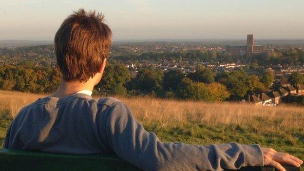 View over Guildford