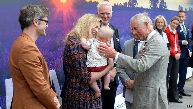 Prince of Wales visits Somerset