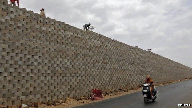 Flyover under construction,