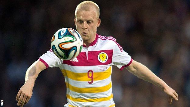 Scotland striker Steven Naismith