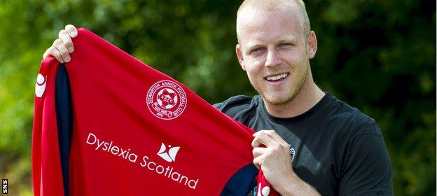 Scotland and Everton striker Steven Naismith