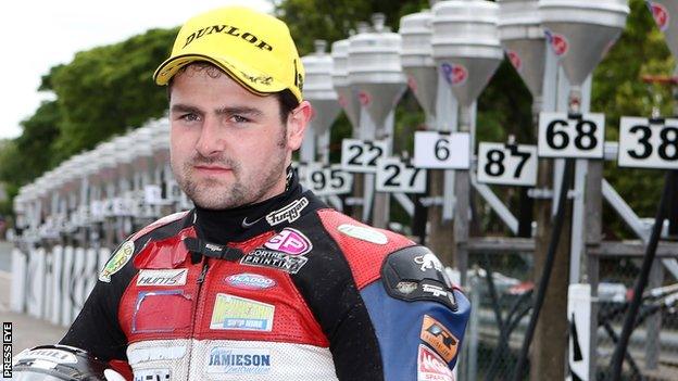 Michael Dunlop set the fastest lap in the opening race of the Southern 100