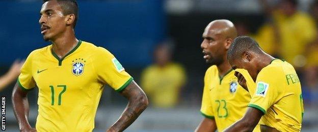 Luiz Gustavo, Maicon and Fernandinho