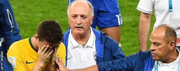 Oscar and Luiz Felipe Scolari