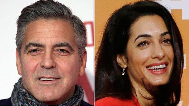 George Clooney and Amal Alamuddin