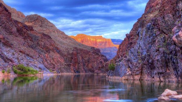 A view of the Grand Canyon