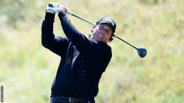 Phil Mickelson enjoyed his last visit to Scotland, winning at Castle Stuart and Muirfield