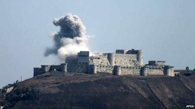 Krak des Chevaliers, March 2014