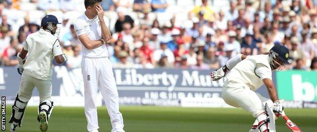 England's James Anderson