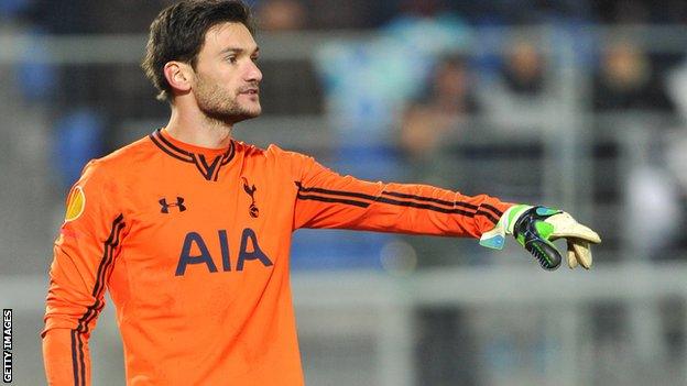 Spurs goalkeeper Hugo Lloris