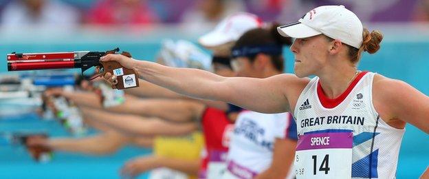 Britain's Mhairi Spence was the 2012 modern pentathlon world champion