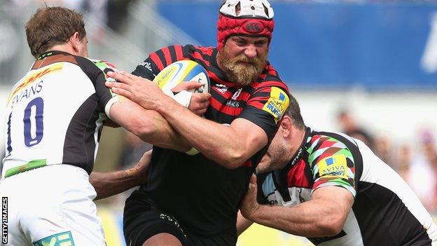 Saracens lock Alistair Hargreaves