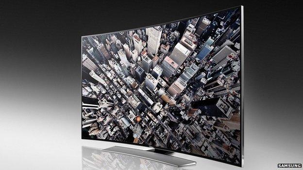 Samsung curved TV