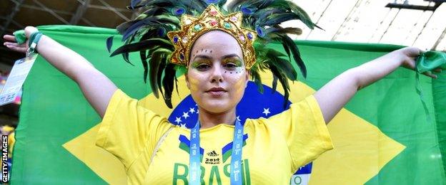 Brazil fan