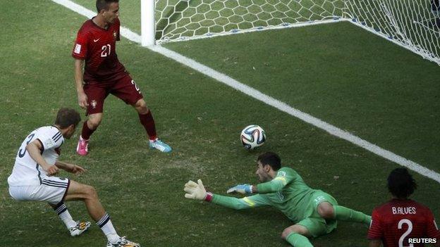 Muller scores against Portugal