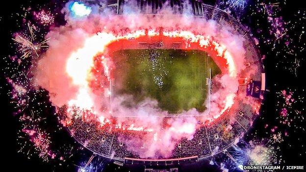 Stadium in Sofia, Bulgaria