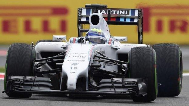 Williams F1 driver Felipe Massa